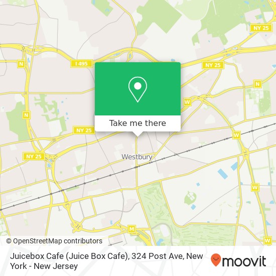 Juicebox Cafe (Juice Box Cafe), 324 Post Ave map