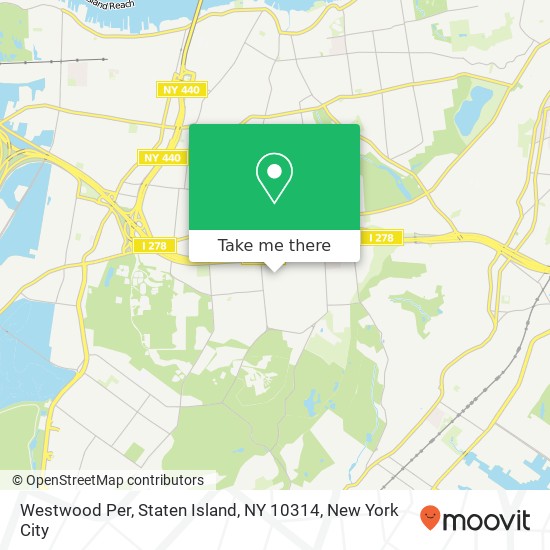 Westwood Per, Staten Island, NY 10314 map