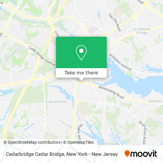 Mapa de Cedarbridge Cedar Bridge