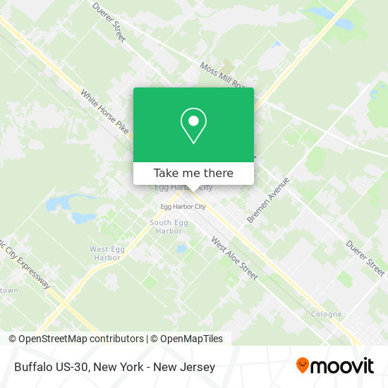 Buffalo US-30 map
