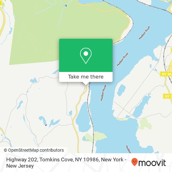 Mapa de Highway 202, Tomkins Cove, NY 10986