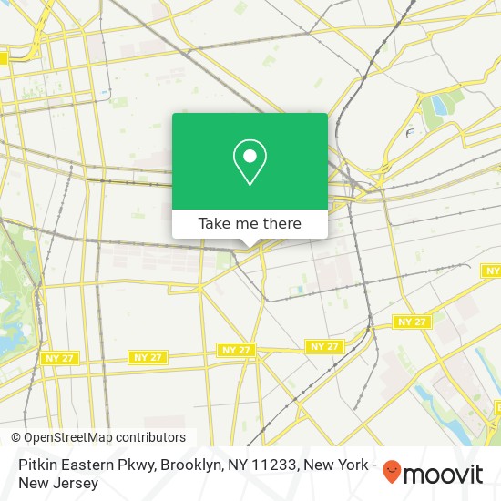Pitkin Eastern Pkwy, Brooklyn, NY 11233 map