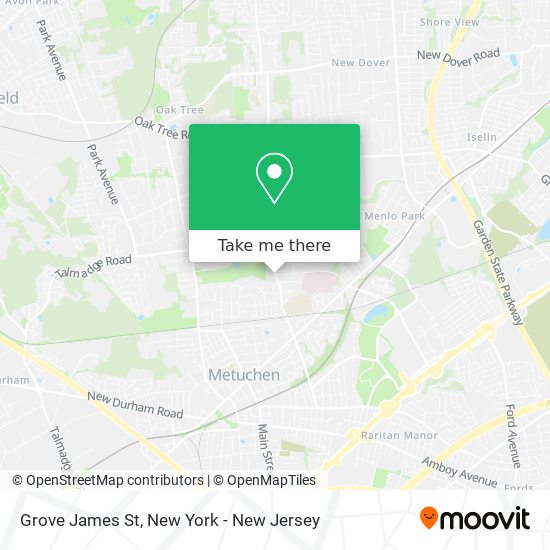 Grove James St map