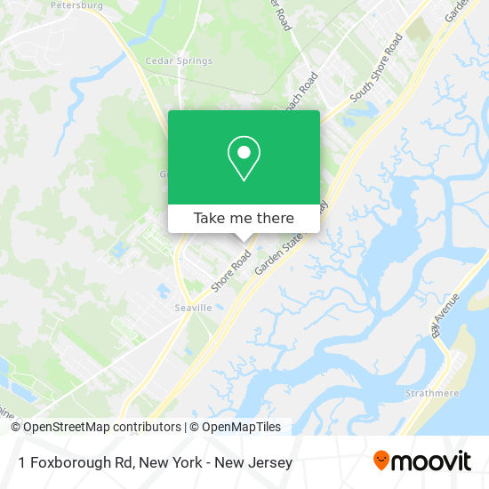 1 Foxborough Rd map