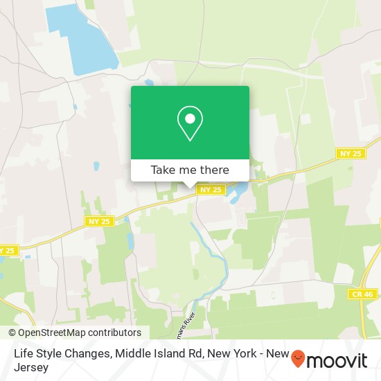 Mapa de Life Style Changes, Middle Island Rd