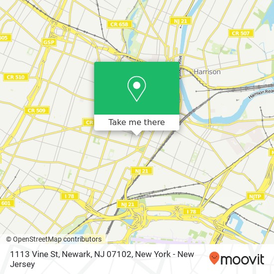 1113 Vine St, Newark, NJ 07102 map