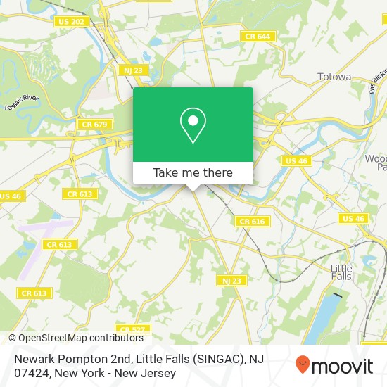 Newark Pompton 2nd, Little Falls (SINGAC), NJ 07424 map