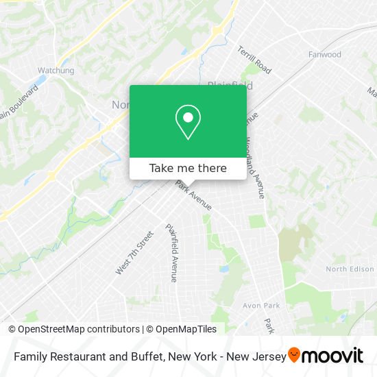 Family Restaurant and Buffet map