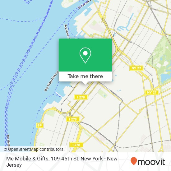 Mapa de Me Mobile & Gifts, 109 45th St