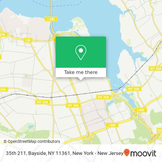 35th 211, Bayside, NY 11361 map