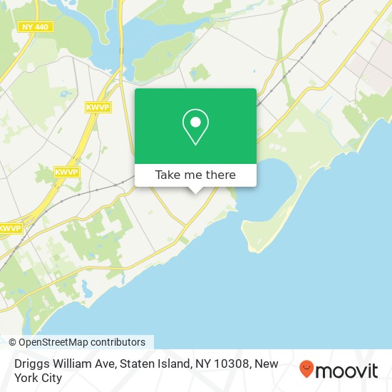 Driggs William Ave, Staten Island, NY 10308 map