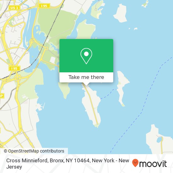 Mapa de Cross Minnieford, Bronx, NY 10464