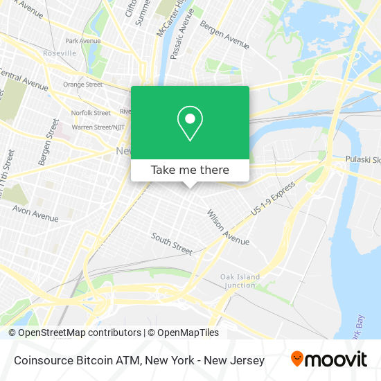 Mapa de Coinsource Bitcoin ATM