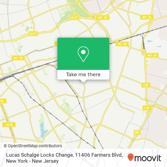 Lucas Schalge Locks Change, 11406 Farmers Blvd map