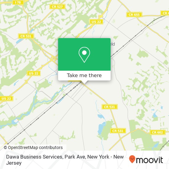 Dawa Business Services, Park Ave map
