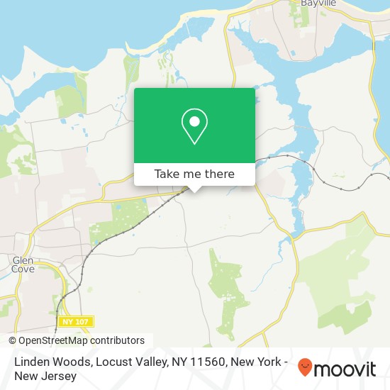 Linden Woods, Locust Valley, NY 11560 map
