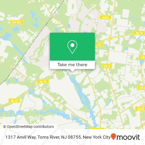 1317 Anvil Way, Toms River, NJ 08755 map