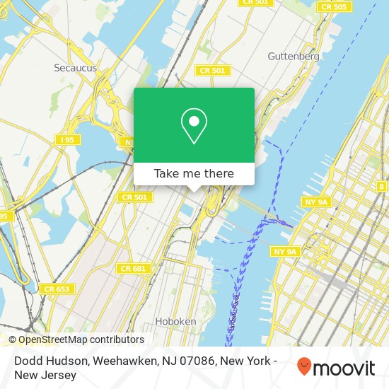 Dodd Hudson, Weehawken, NJ 07086 map