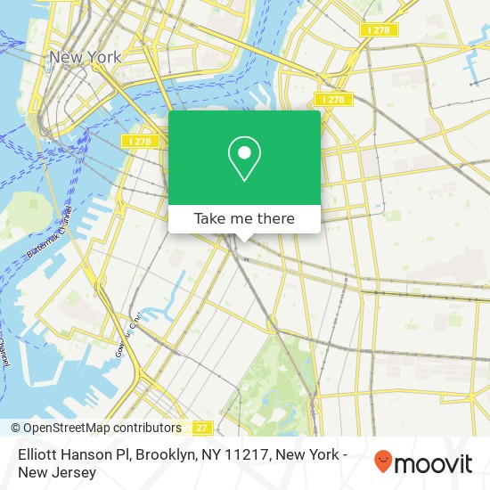 Elliott Hanson Pl, Brooklyn, NY 11217 map