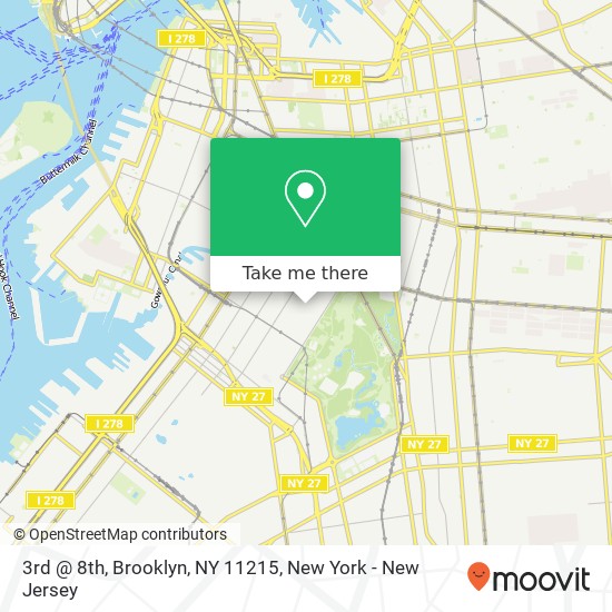 3rd @ 8th, Brooklyn, NY 11215 map