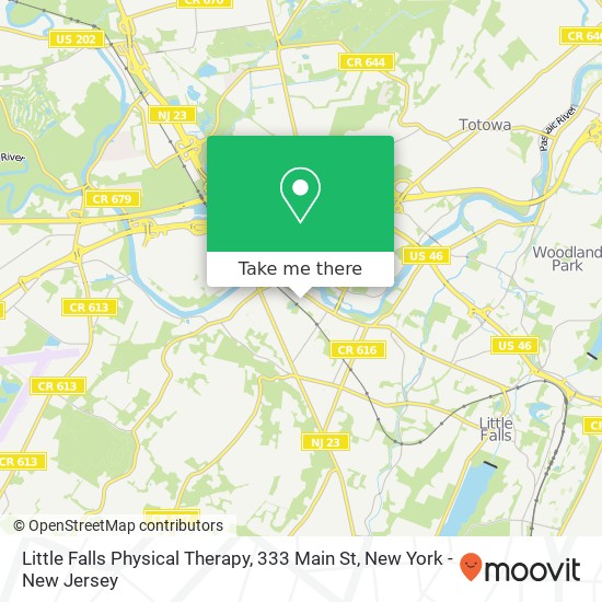 Mapa de Little Falls Physical Therapy, 333 Main St