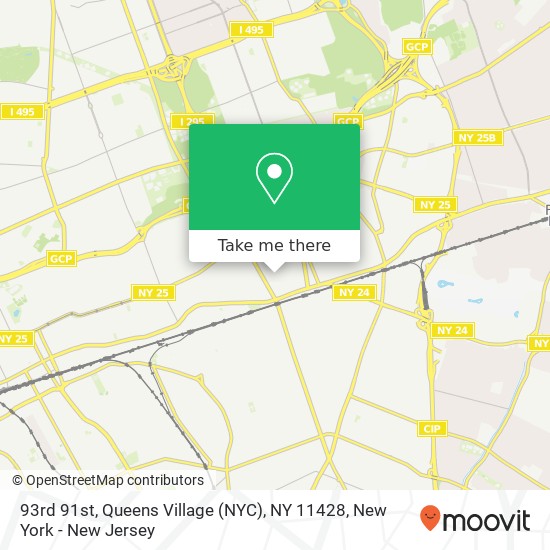 93rd 91st, Queens Village (NYC), NY 11428 map