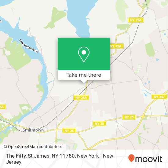 The Fifty, St James, NY 11780 map