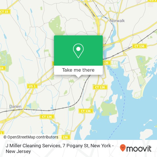 J Miller Cleaning Services, 7 Pogany St map