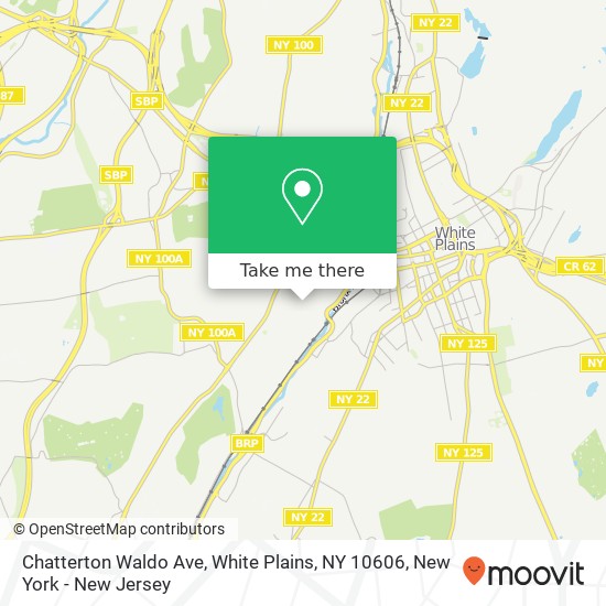 Mapa de Chatterton Waldo Ave, White Plains, NY 10606