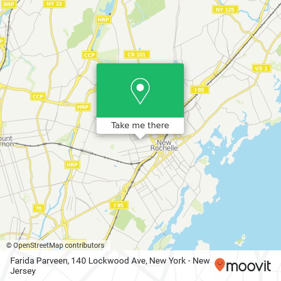 Farida Parveen, 140 Lockwood Ave map