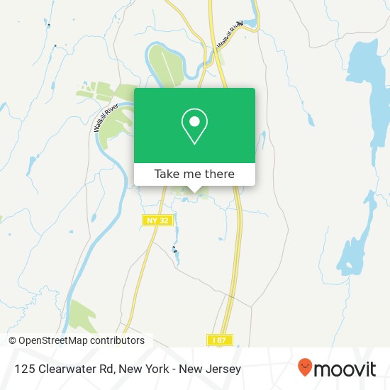 125 Clearwater Rd, New Paltz, NY 12561 map