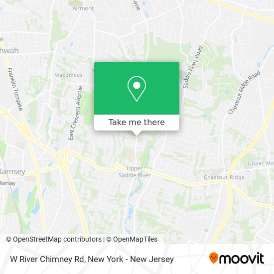 W River Chimney Rd, Upper Saddle River, NJ 07458 map