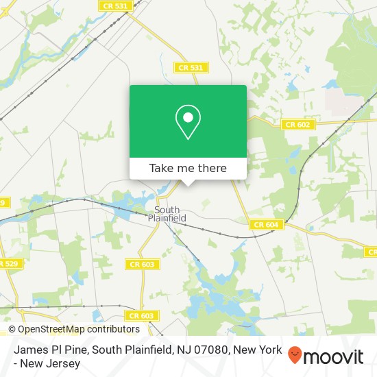 James Pl Pine, South Plainfield, NJ 07080 map