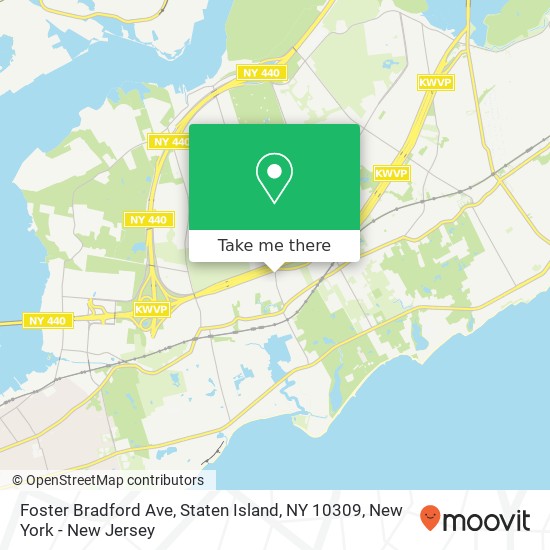 Foster Bradford Ave, Staten Island, NY 10309 map