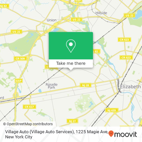 Mapa de Village Auto (Village Auto Services), 1225 Magie Ave