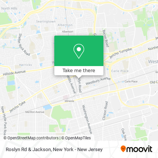 Roslyn Rd & Jackson map