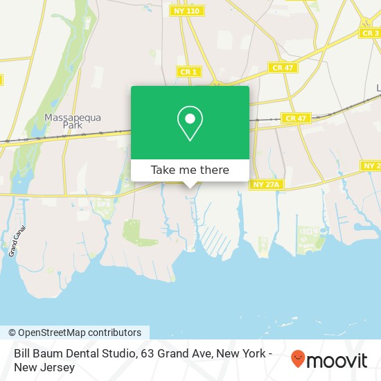 Mapa de Bill Baum Dental Studio, 63 Grand Ave