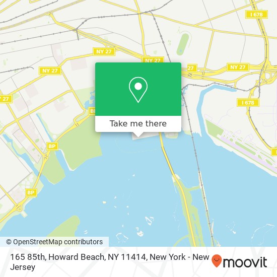 165 85th, Howard Beach, NY 11414 map
