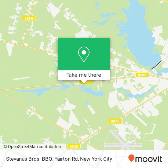 Mapa de Stevanus Bros. BBQ, Fairton Rd