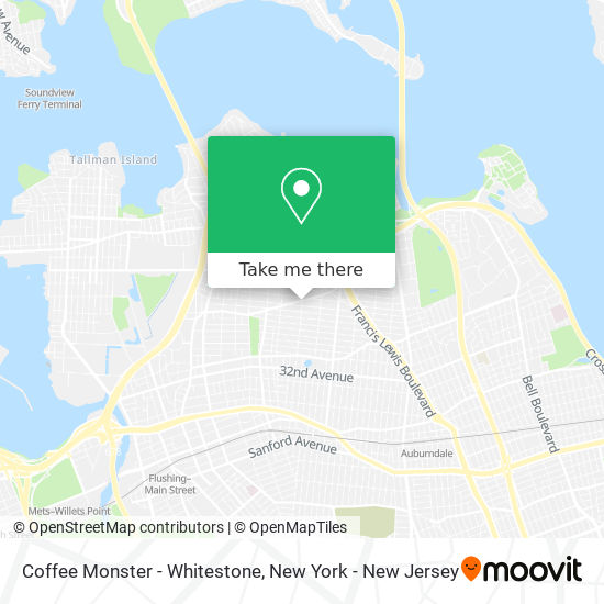 Mapa de Coffee Monster - Whitestone