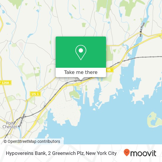 Mapa de Hypovereins Bank, 2 Greenwich Plz