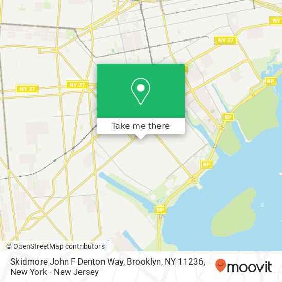 Skidmore John F Denton Way, Brooklyn, NY 11236 map