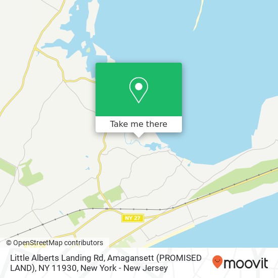 Little Alberts Landing Rd, Amagansett (PROMISED LAND), NY 11930 map