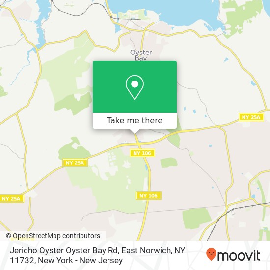 Mapa de Jericho Oyster Oyster Bay Rd, East Norwich, NY 11732