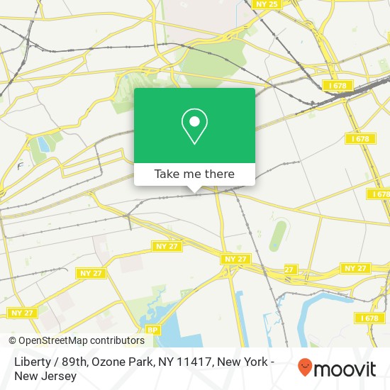 Liberty / 89th, Ozone Park, NY 11417 map