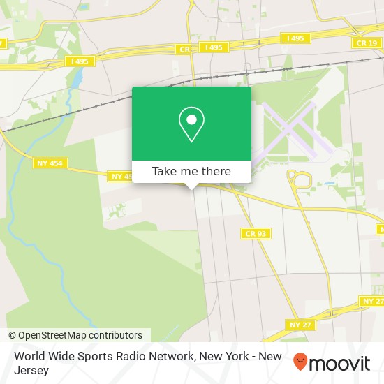 World Wide Sports Radio Network map