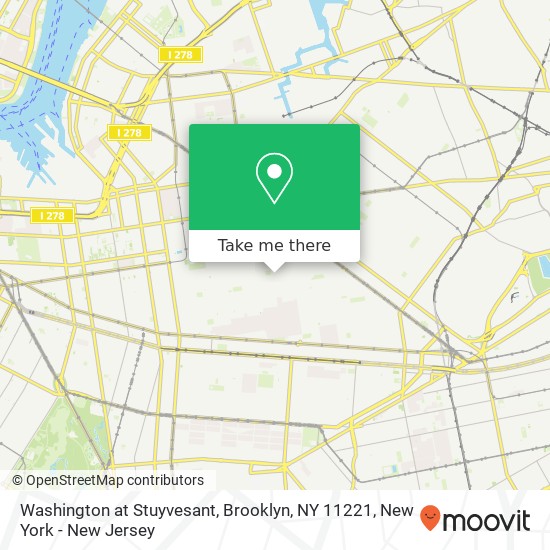Washington at Stuyvesant, Brooklyn, NY 11221 map