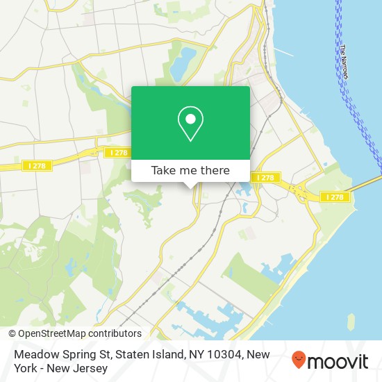 Meadow Spring St, Staten Island, NY 10304 map