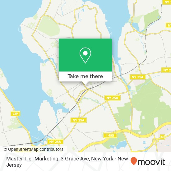 Mapa de Master Tier Marketing, 3 Grace Ave