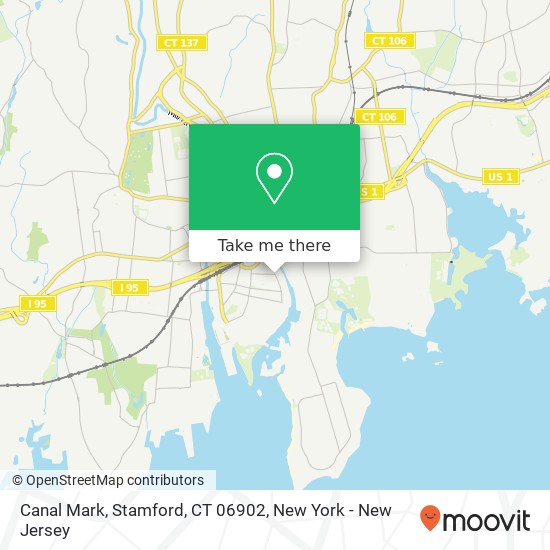 Mapa de Canal Mark, Stamford, CT 06902